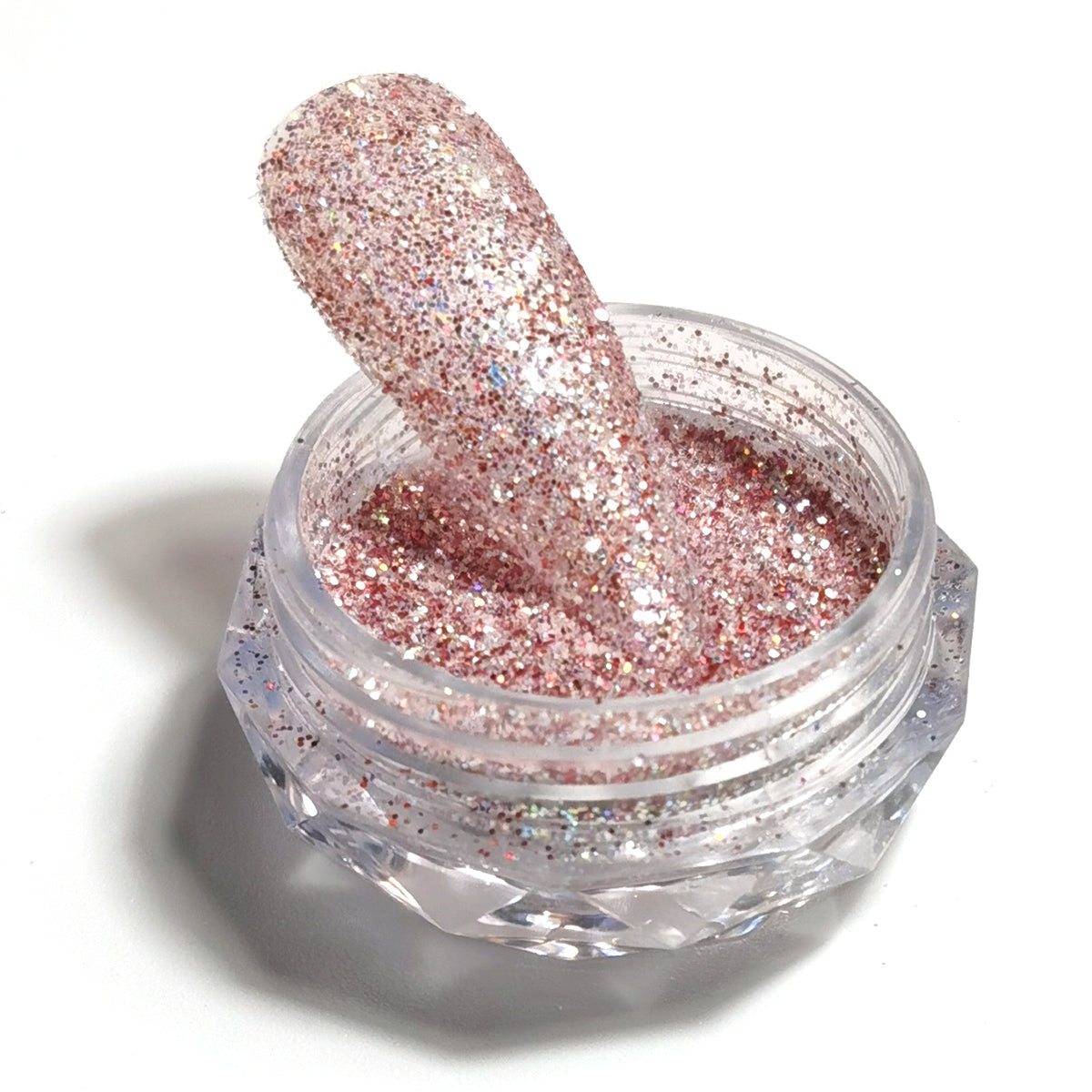 8 Colors Holographic Sugar Glitter Nail Powder Mixed Chunky Fine Glitter Nail Art Decoration