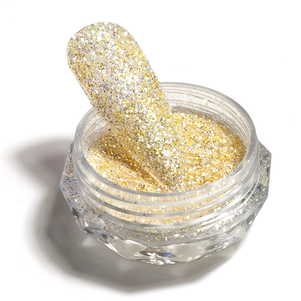 8 Colors Holographic Sugar Glitter Nail Powder Mixed Chunky Fine Glitter Nail Art Decoration