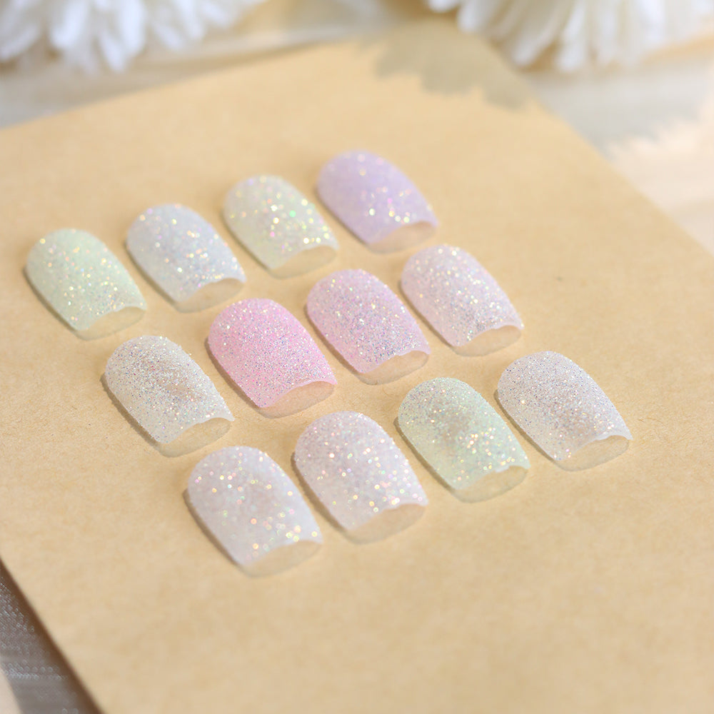 Macaron Starlight Powdered Sugar Nail Glitter 6 Colors