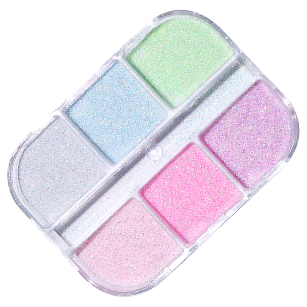 Macaron Starlight Powdered Sugar Nail Glitter 6 Colors