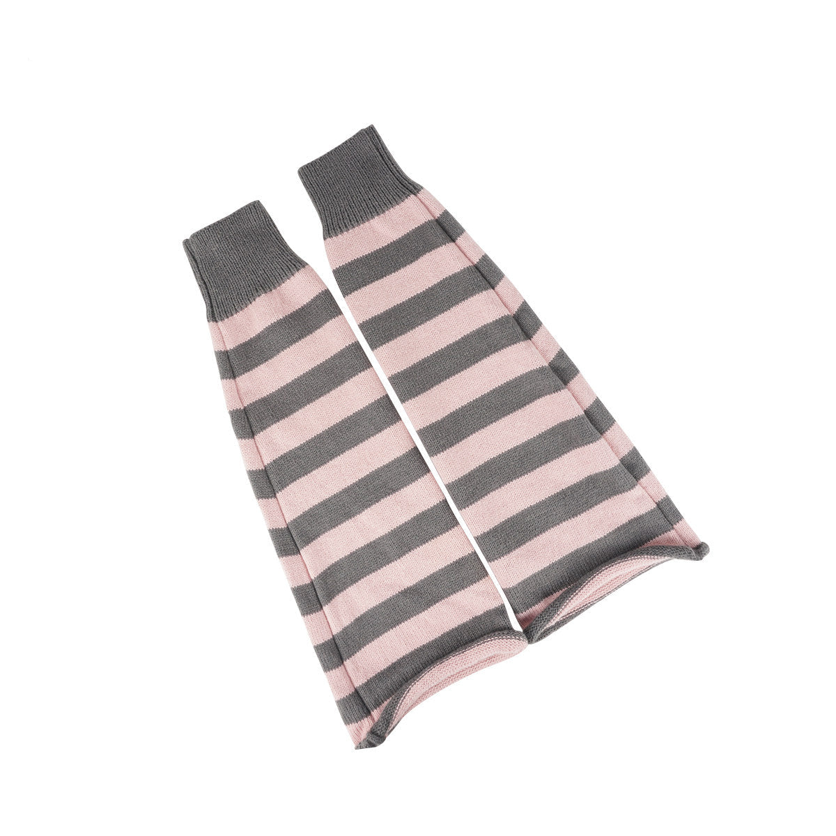 Pastel Rainbow Gradient Knit Leg Warmers